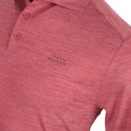 TravisMathew Heater Pro Polo Shirt 1MAA533 Heather Scooter 3