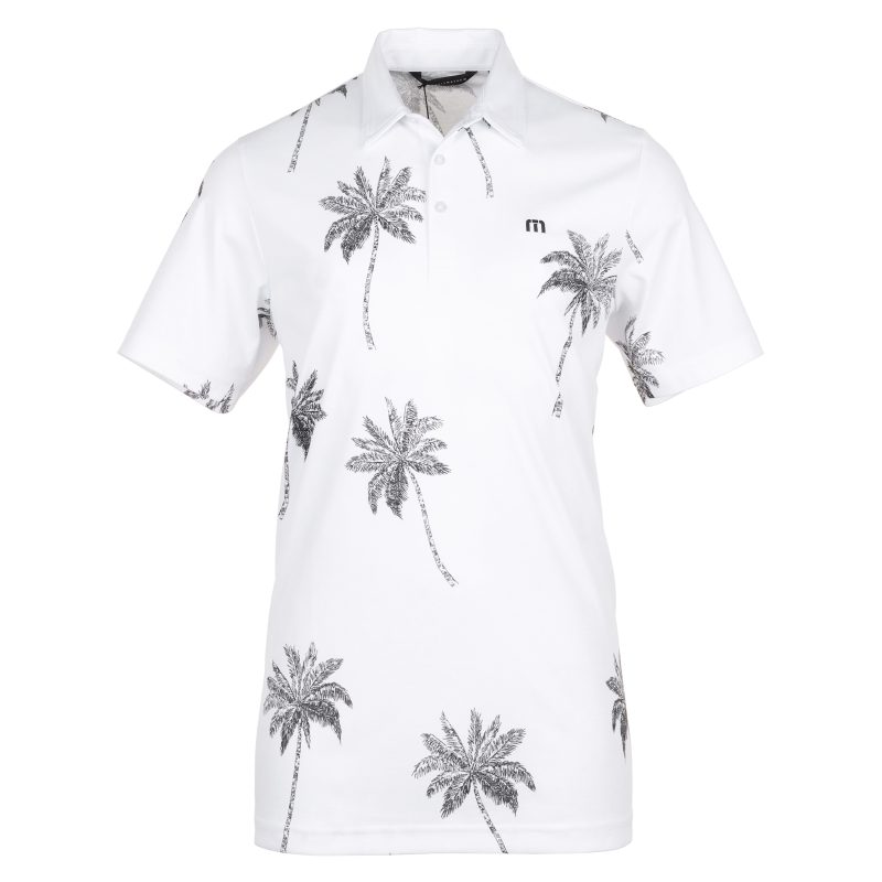 TravisMathew Mesic Polo Shirt 1MAA316 1WHT 1