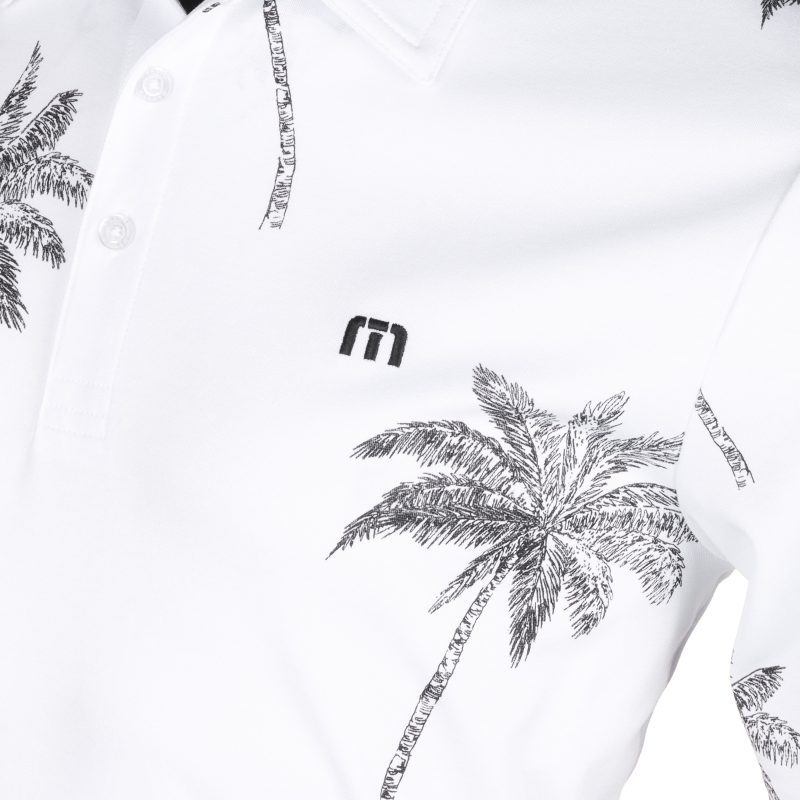 TravisMathew Mesic Polo Shirt 1MAA316 1WHT 3