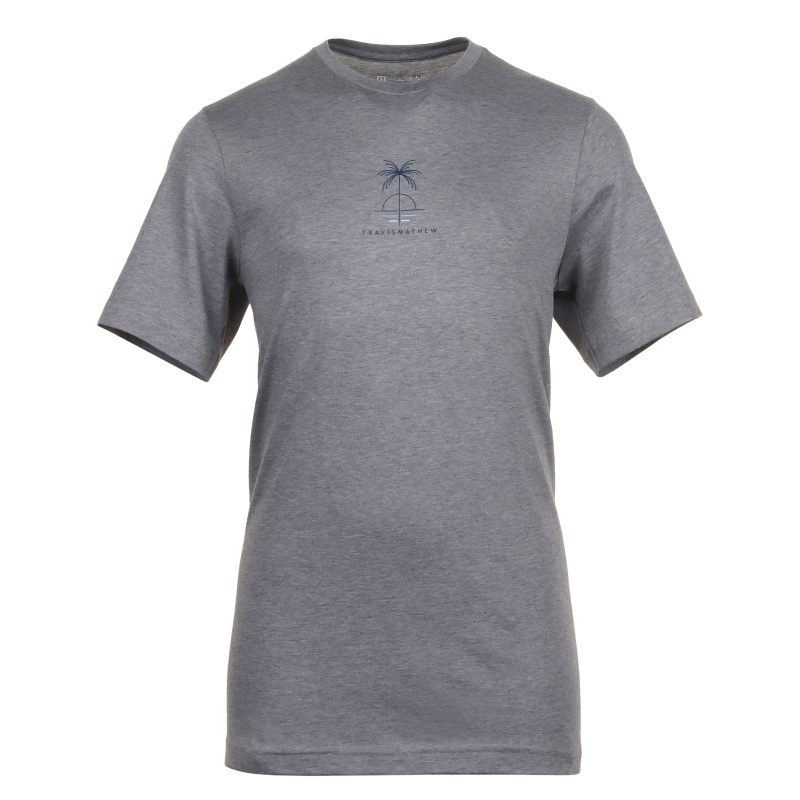 TravisMathew No Manana Tee Shirt 1MY262 Heather Grey 1