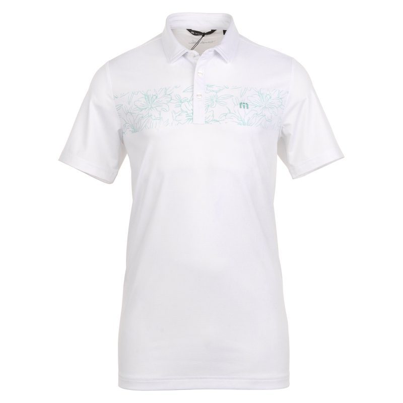 TravisMathew Round It Up Polo Shirt 1MAA389 1WHT 1