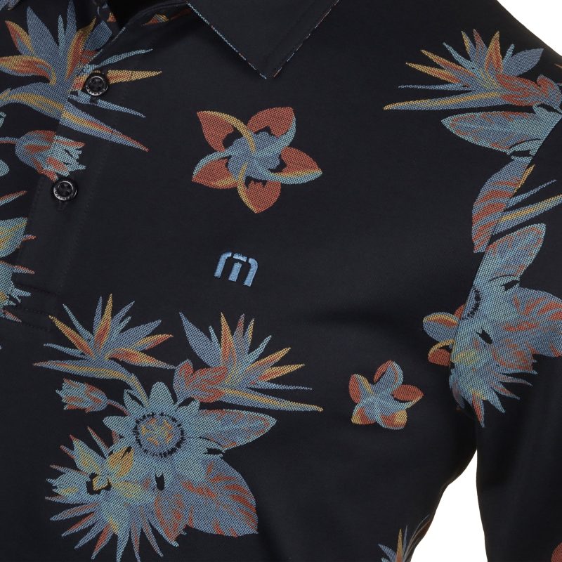 TravisMathew Secluded Island Polo Shirt 1MAA018 0BLK 3