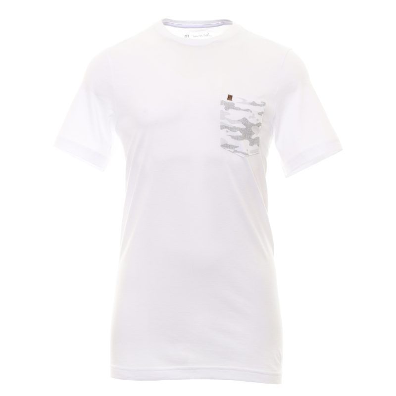 TravisMathew Thirteen Below 2.0 Tee Shirt 1MY288 White 1