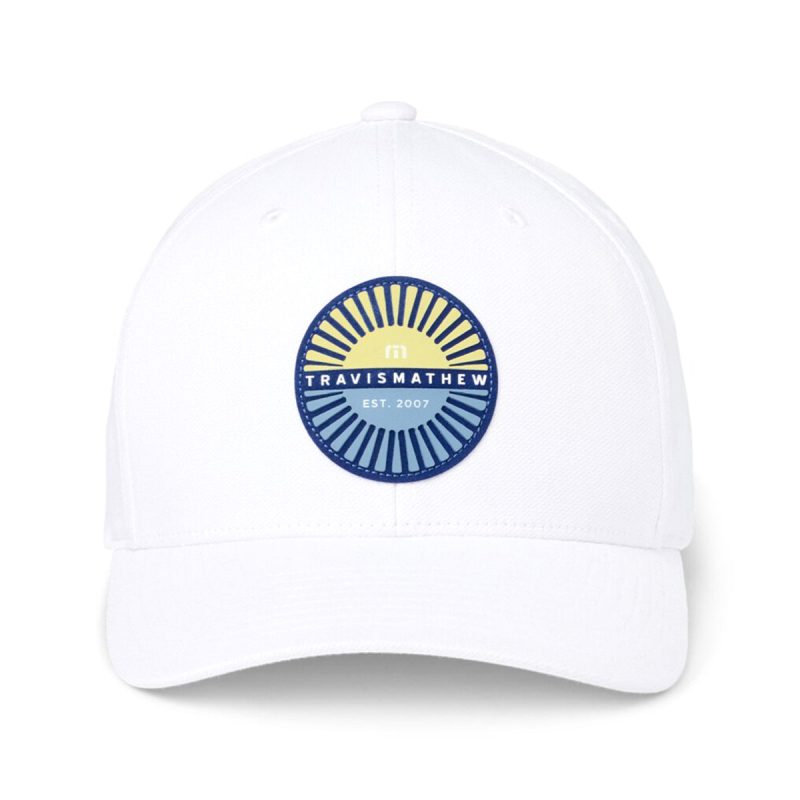 TravisMathew Touching Down Snapback Cap 1MAB124 White 1