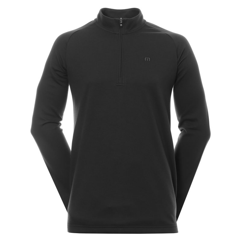 TravisMathew Upgraded 1 4 Zip 1MY351 Black 1