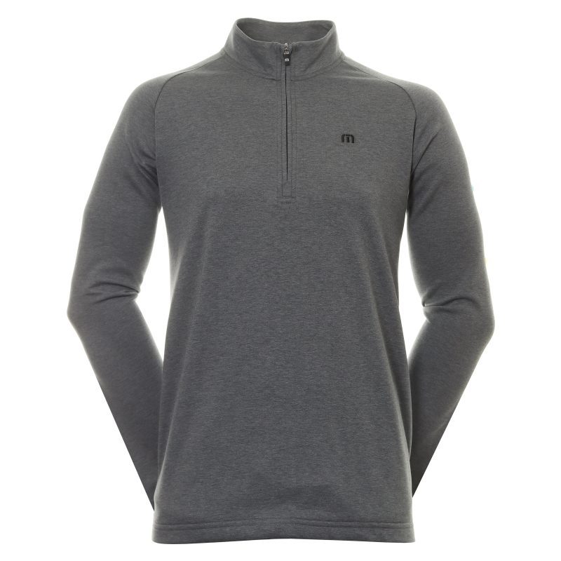 TravisMathew Upgraded 1 4 Zip 1MY351 Dark Grey 1