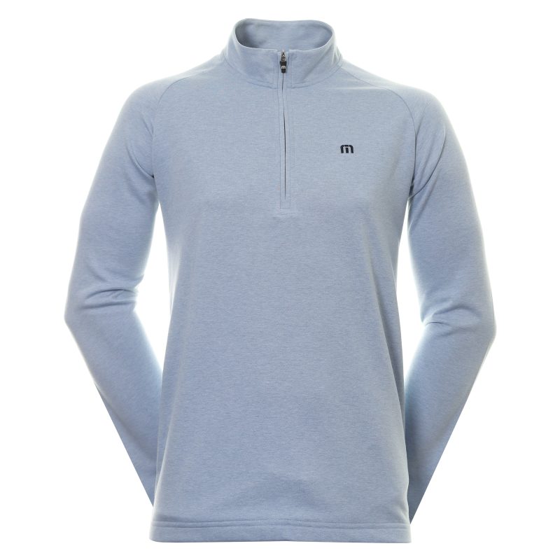 TravisMathew Upgraded 1 4 Zip 1MY351 Light Blue 1