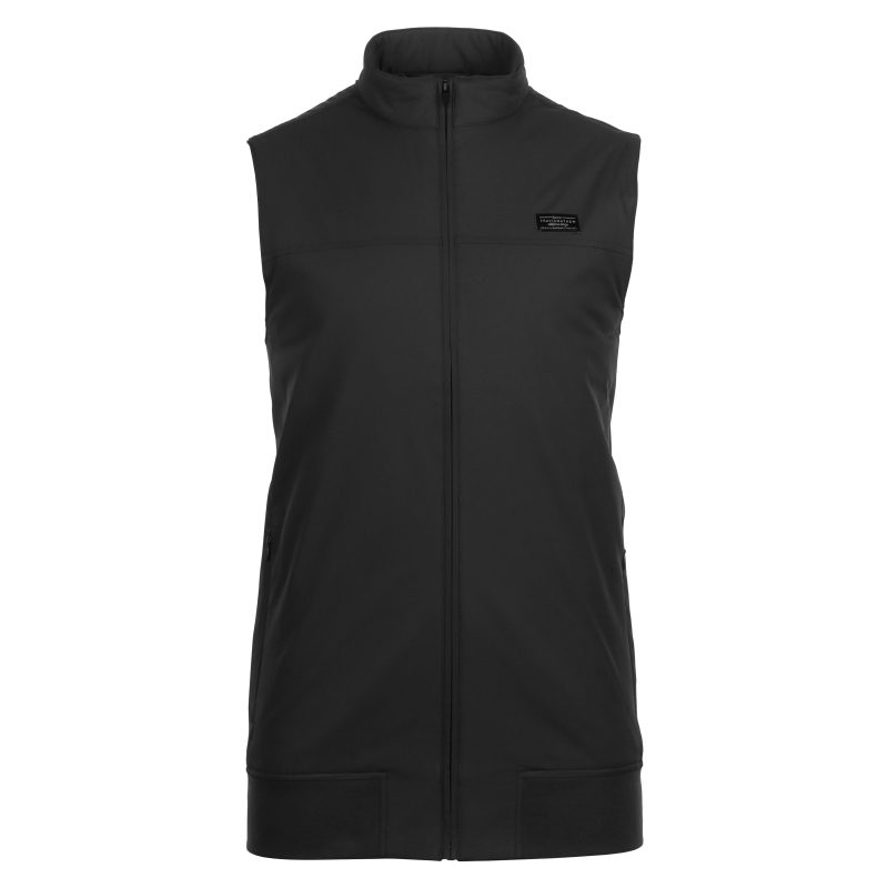 TravisMathew Wanderlust Full Zip Vest 1MAA185 0BLK 1