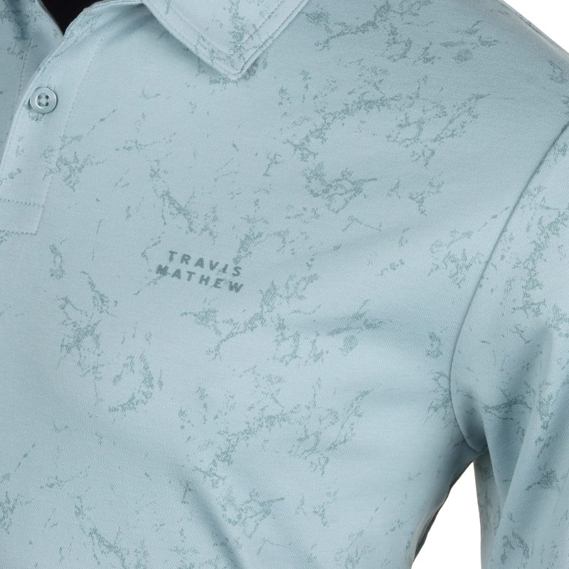 TravisMathew Warmer Tides Scoop Polo Shirt 1MAA266 Arona 3