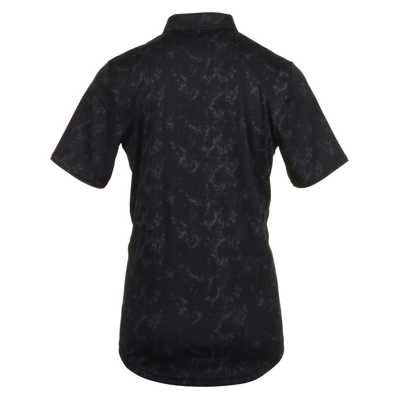 TravisMathew Warmer Tides Scoop Polo Shirt 1MAA266 Black 2