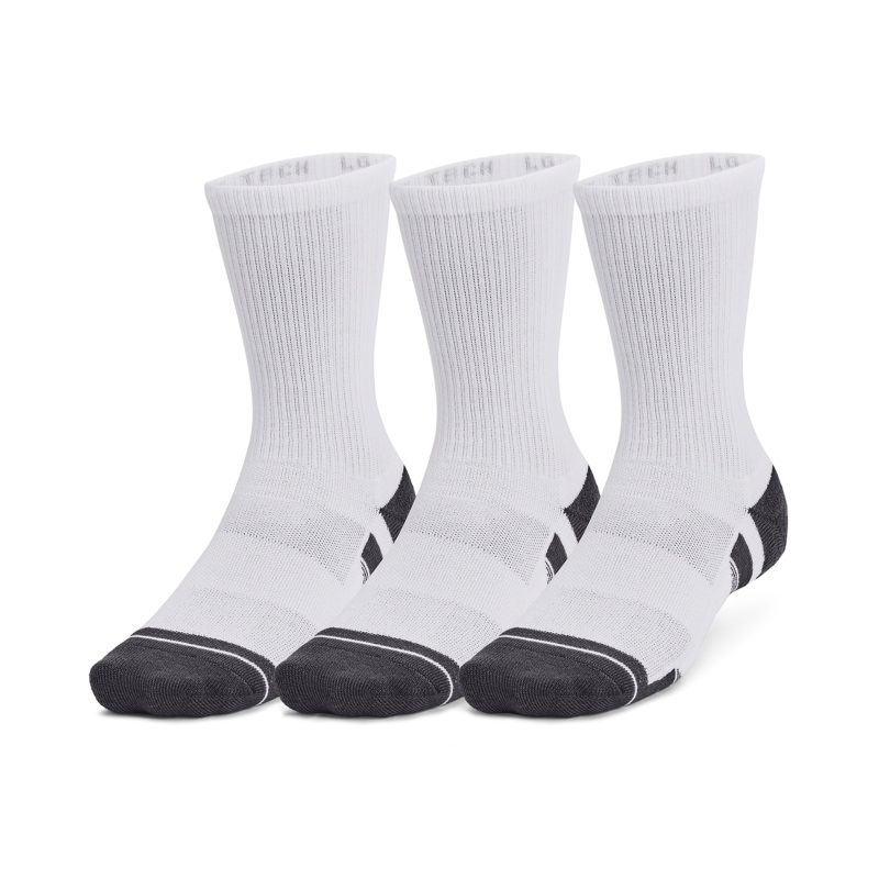 Under Armour Golf Performance Tech Crew Sock 3 Pack 1379512 100 1