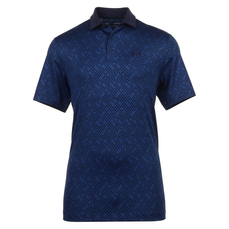 Under Armour Golf Playoff 3.0 Check Jacquard Shirt 1387131 410 1