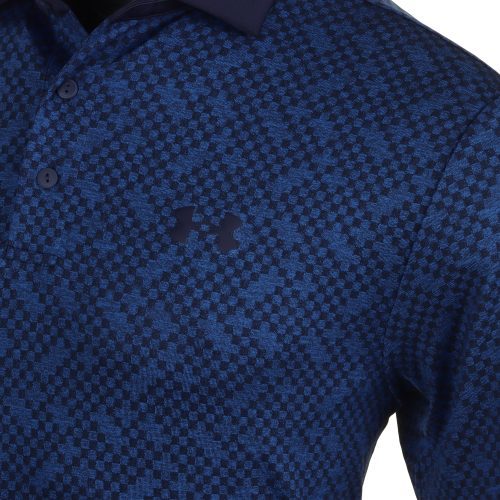 Under Armour Golf Playoff 3.0 Check Jacquard Shirt 1387131 410 3