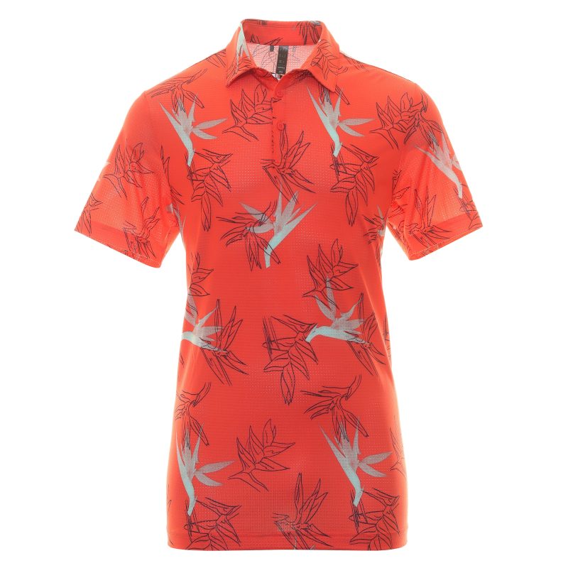 adidas Golf Oasis Mesh Print Shirt HZ0439 1