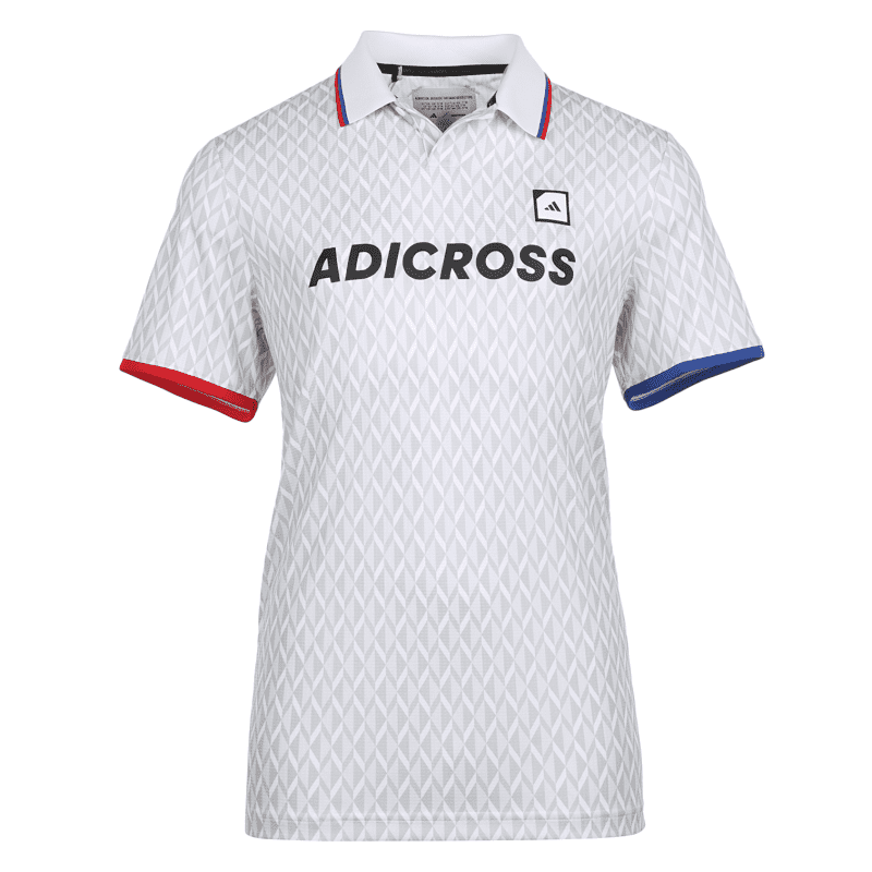 adidas golf adicross 2 print shirt it8308 white 1