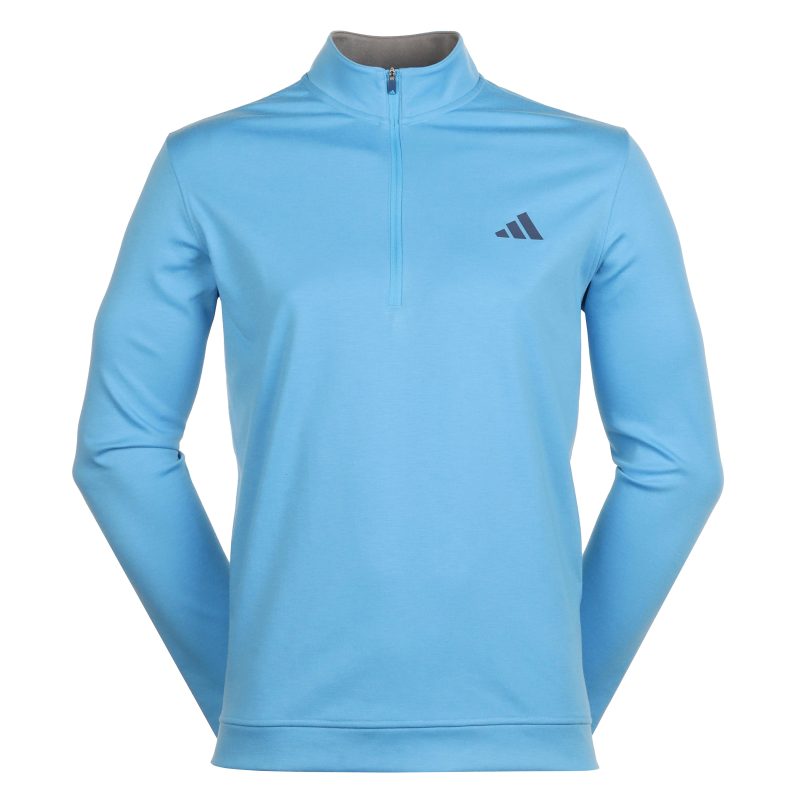 adidas golf elevated 1 4 zip iu4491 semi blue burst 01