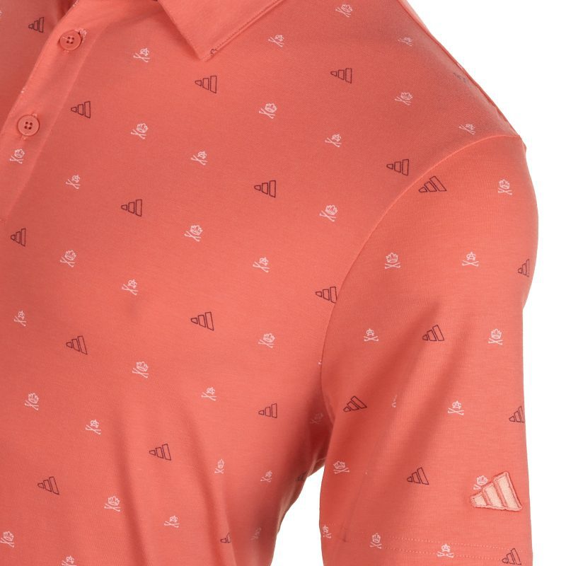 adidas golf go to mini crest print shirt is7333 preloved scarlet 03