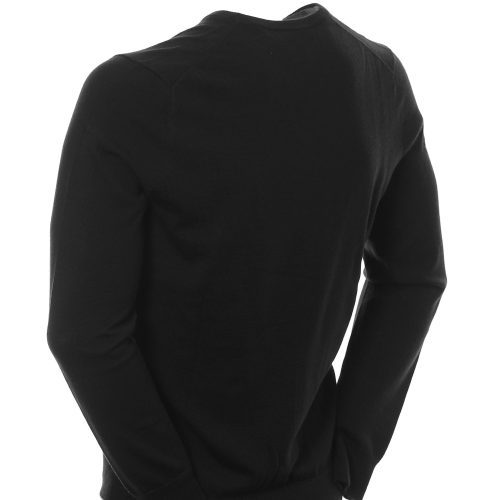 callaway golf ribbed merino v neck sweater cggs80z2 black 3