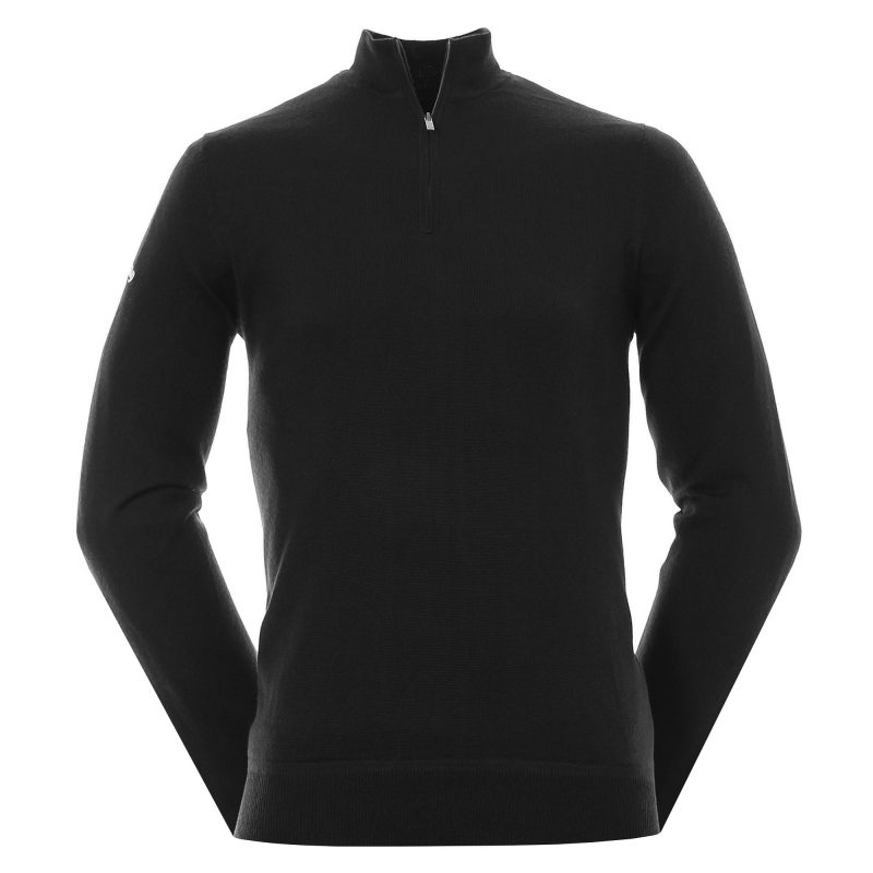 callaway golf windstopper zip neck cggf7079 black 1 1