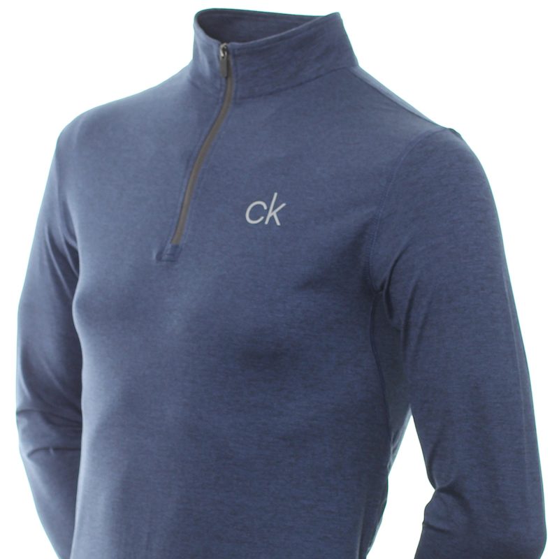 calvin klein golf newport half zip c9355 navy 2