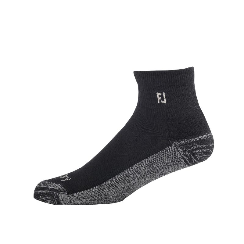 footjoy prodry quarter socks 17030 black 1