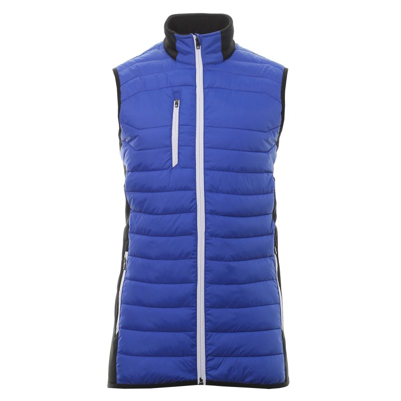 sunderland golf anton padded gilet e.blue black 1