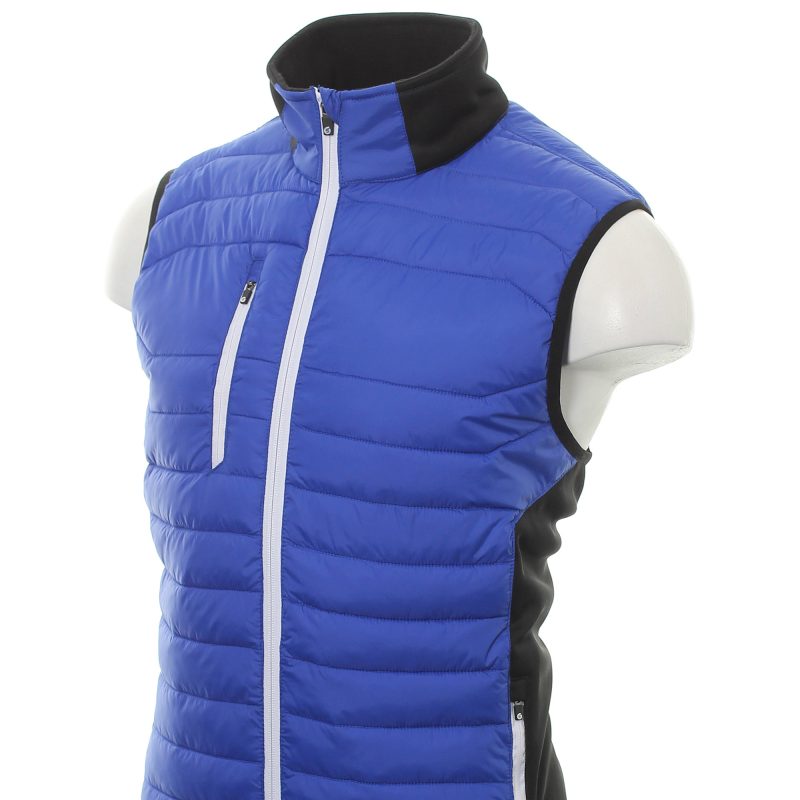 sunderland golf anton padded gilet e.blue black 2