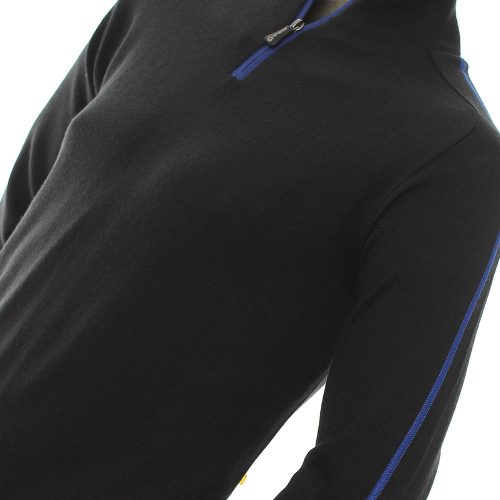 sunderland golf hamsin lined sweater black blue 2