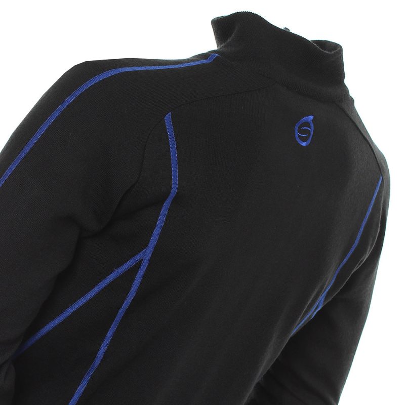 sunderland golf hamsin lined sweater black blue 3