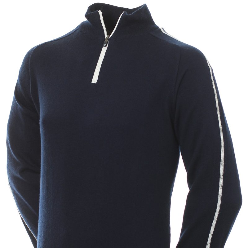 sunderland golf hamsin lined sweater navy 2