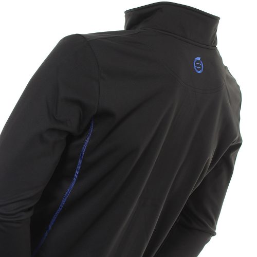 sunderland golf matterhorn bonded fleece jacket black blue 3