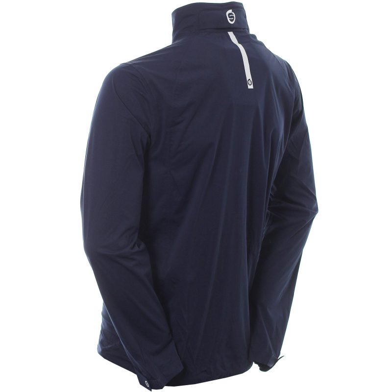 sunderland golf whisperdry pro lite waterproof jacket navy 3