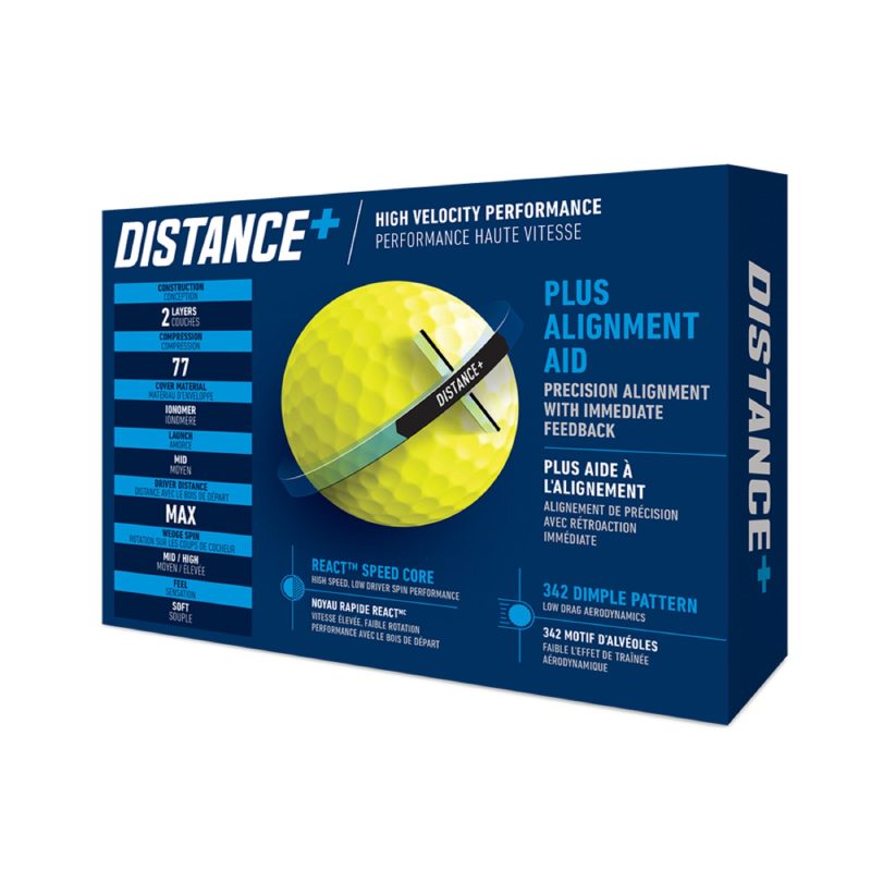 taylormade distance golf balls n76093 rev yellow