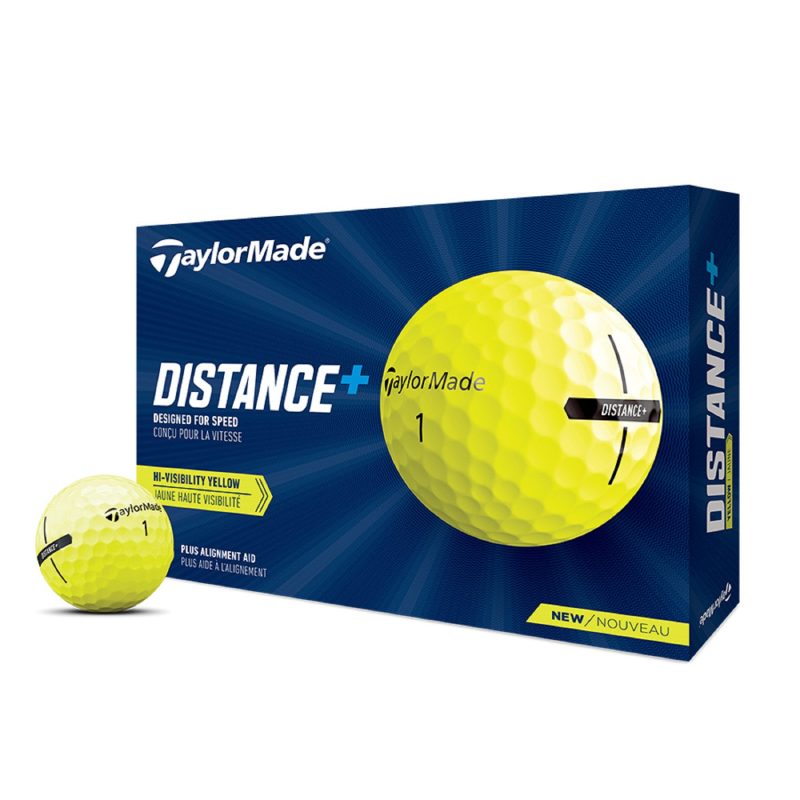 taylormade distance golf balls n76093 yellow