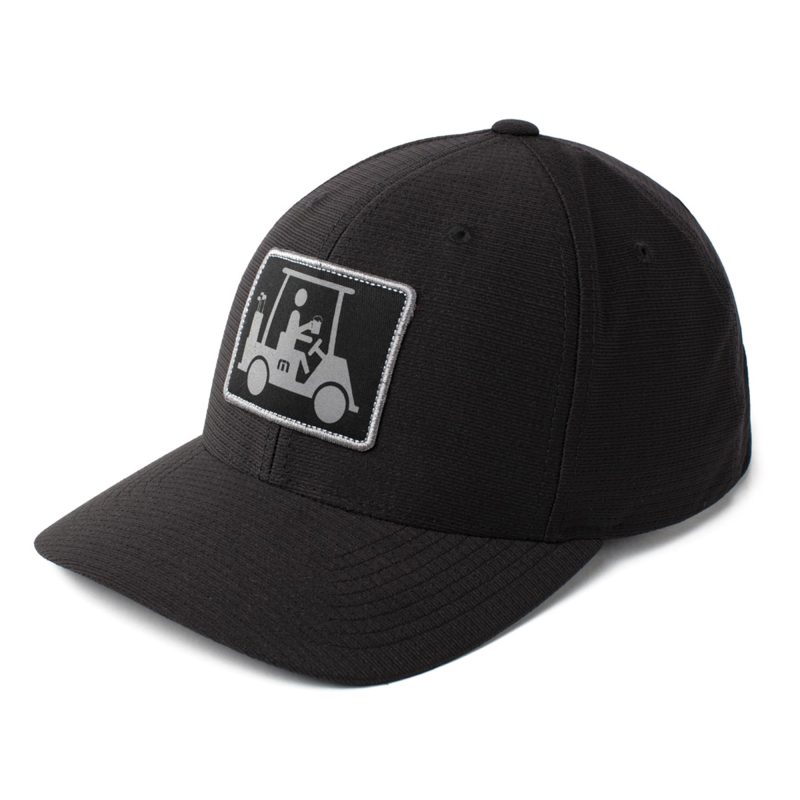 travismathew el capitan snapback cap 1ms122 black