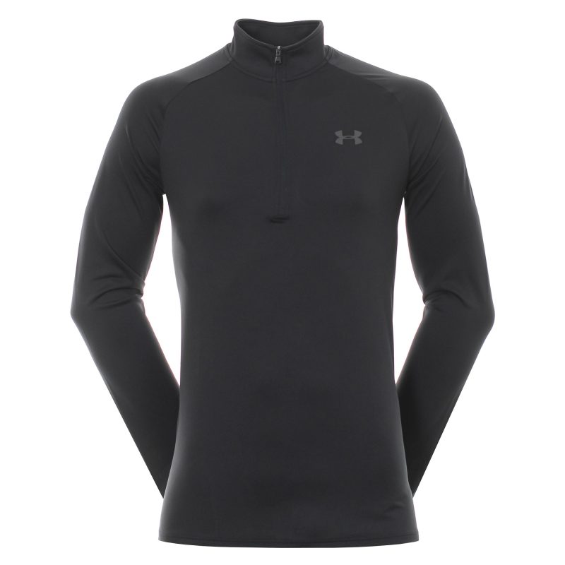 under armour golf ua tech 2.0 zip 1328495 black 1